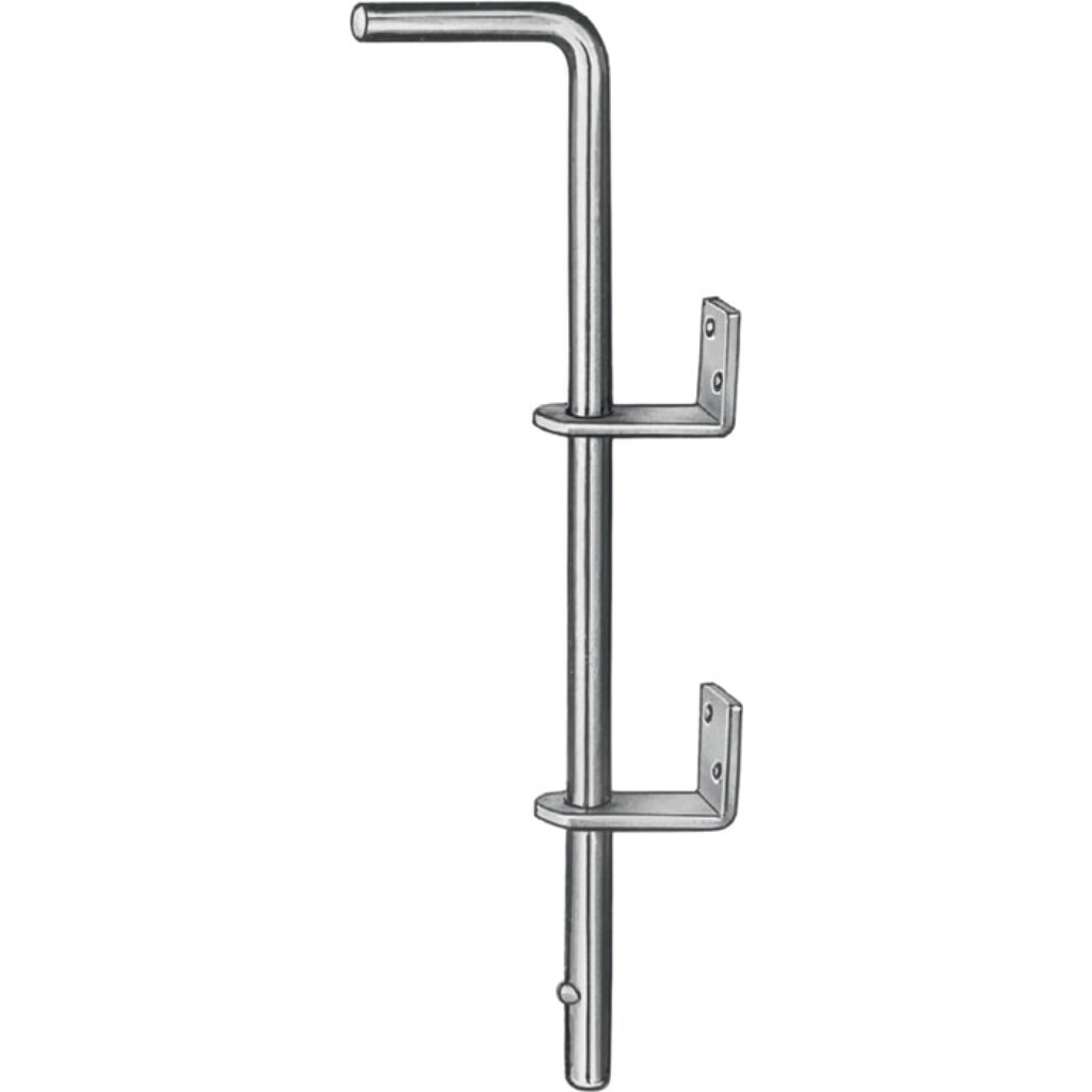 Produktabbildung: VORMANN Bodenschieber, Stahl blau verzinkt, L400xS16mm