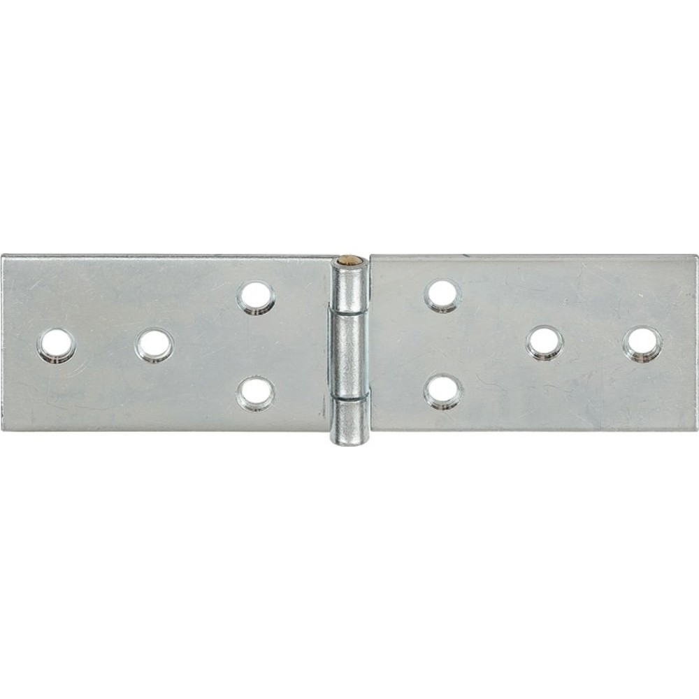 Produktabbildung: VORMANN Kistenband, Stärke 2,0 mm Stahl, Höhe 44 mm B.offen250 mm, verzinkt mit vernietetem Messingstift