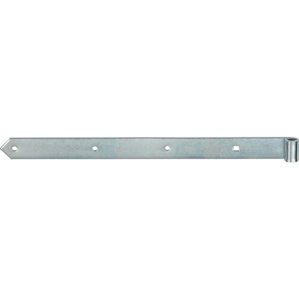 Produktabbildung: VORMANN Ladenband Breite 37 mm, Stahl blau verzinkt, Länge 400 mm Stärke 5 mm, halbschwer