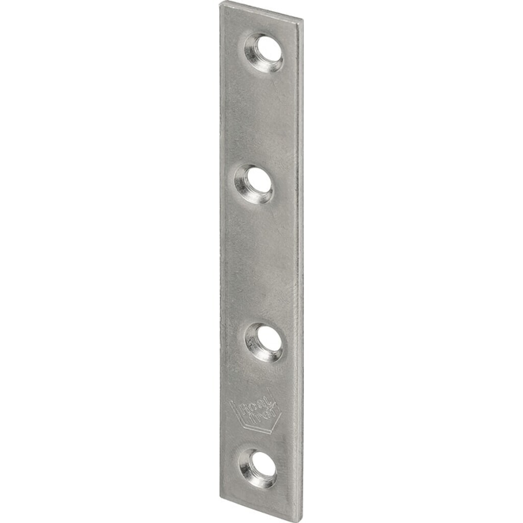 VORMANN Verbindungsblech, Edelstahl, Länge 100 mm Breite 15 mm Stärke 2 mm Produktabbildung: VORMANN Verbindungsblech, Edelstahl, Länge 100 mm Breite 15 mm Stärke 2 mm