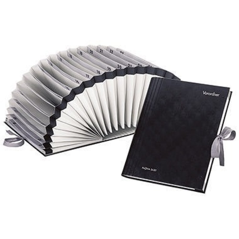 Produktabbildung: PAGNA Vorordner 24311-04 DIN A4 1-31 31Fächer PVC/Hartpappe sw
