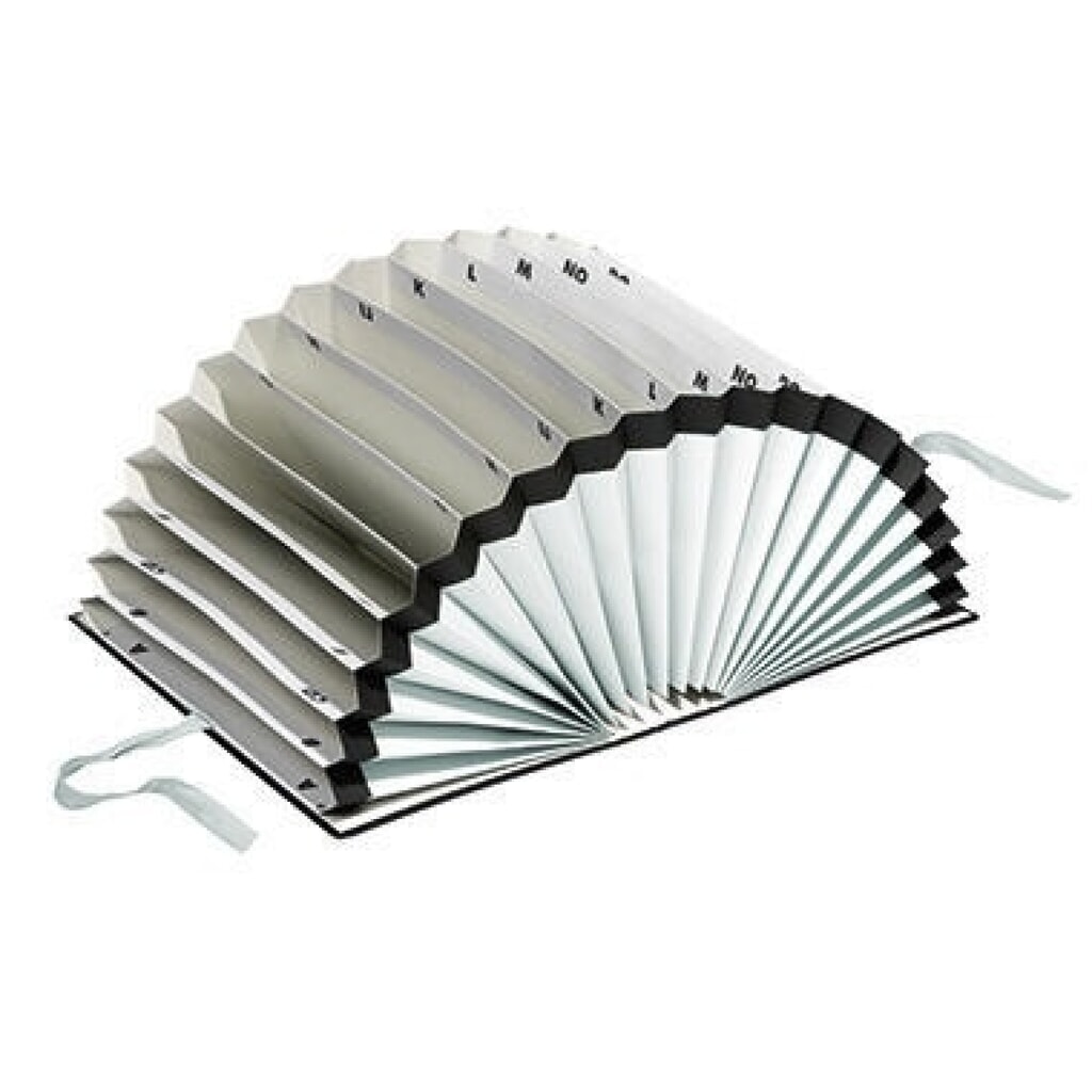 PAGNA Vorordner 24211-04 DIN A4 A-Z 20Fächer PVC/Hartpappe sw Produktabbildung: PAGNA Vorordner 24211-04 DIN A4 A-Z 20Fächer PVC/Hartpappe sw