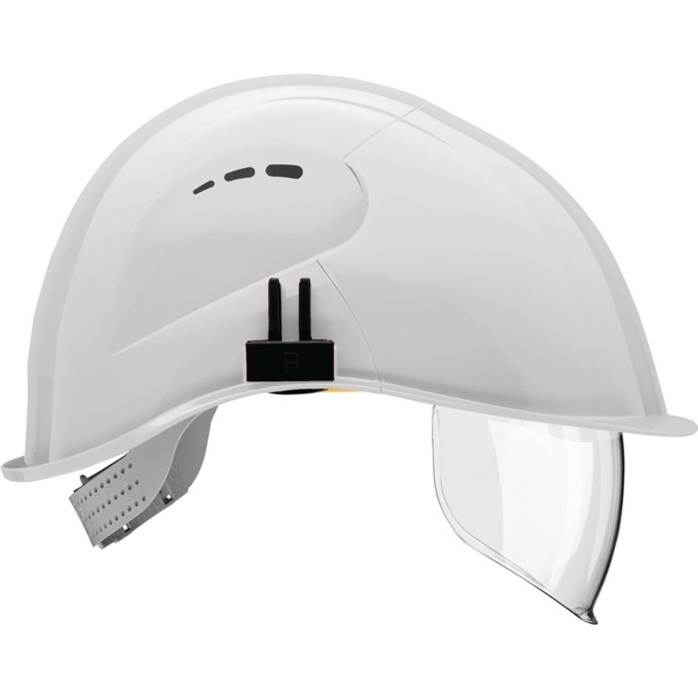 Produktabbildung: VOSS Schutzhelm VisorLight signalweißPE EN