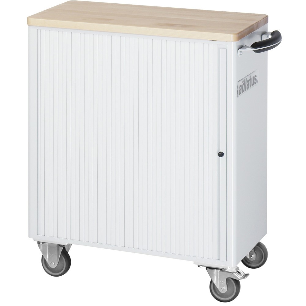 Číslo obrázka výrobku 4: Vozík na náradie vozík RAU série 700, v × š × h 860 × 725 × 400 mm, 4 zásuv. 2 × 40, 2 × 105 mm, buková pracovná doska