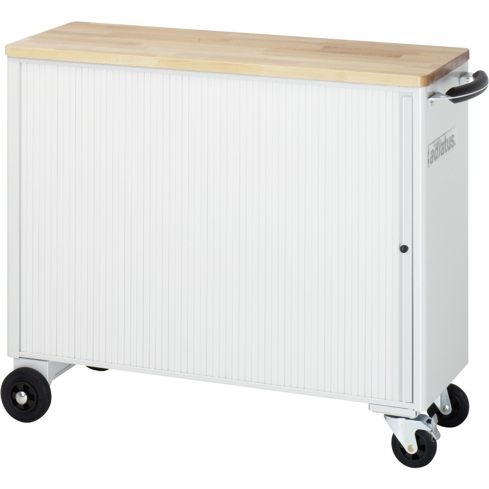 Číslo obrázka výrobku 4: Vozík na náradie vozík RAU série adlatus, v × š × h 860 × 1 025 × 400 mm, 4 zásuv. 2 × 40, 2 × 105 mm, buková pracovná doska