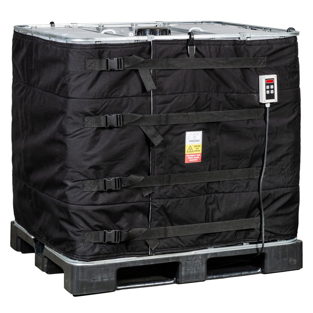 Obrázok výrobku: Vyhrievacia manžeta Kuhlmann pre kontajner IBC s digitálnym regulátorom, 1 000 l, 0 – 40 ºC, 230 V, 1 300 W, d × v 4 400 × 1 000 mm