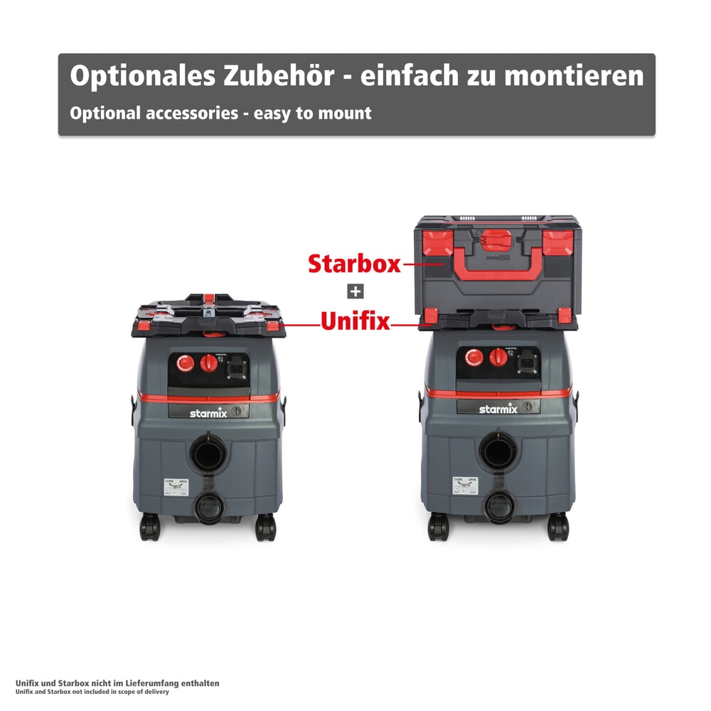 Číslo obrázka výrobku 8: Vysávač na mokrý/suchý starmix Compact, trieda prachu L, 1 600 W