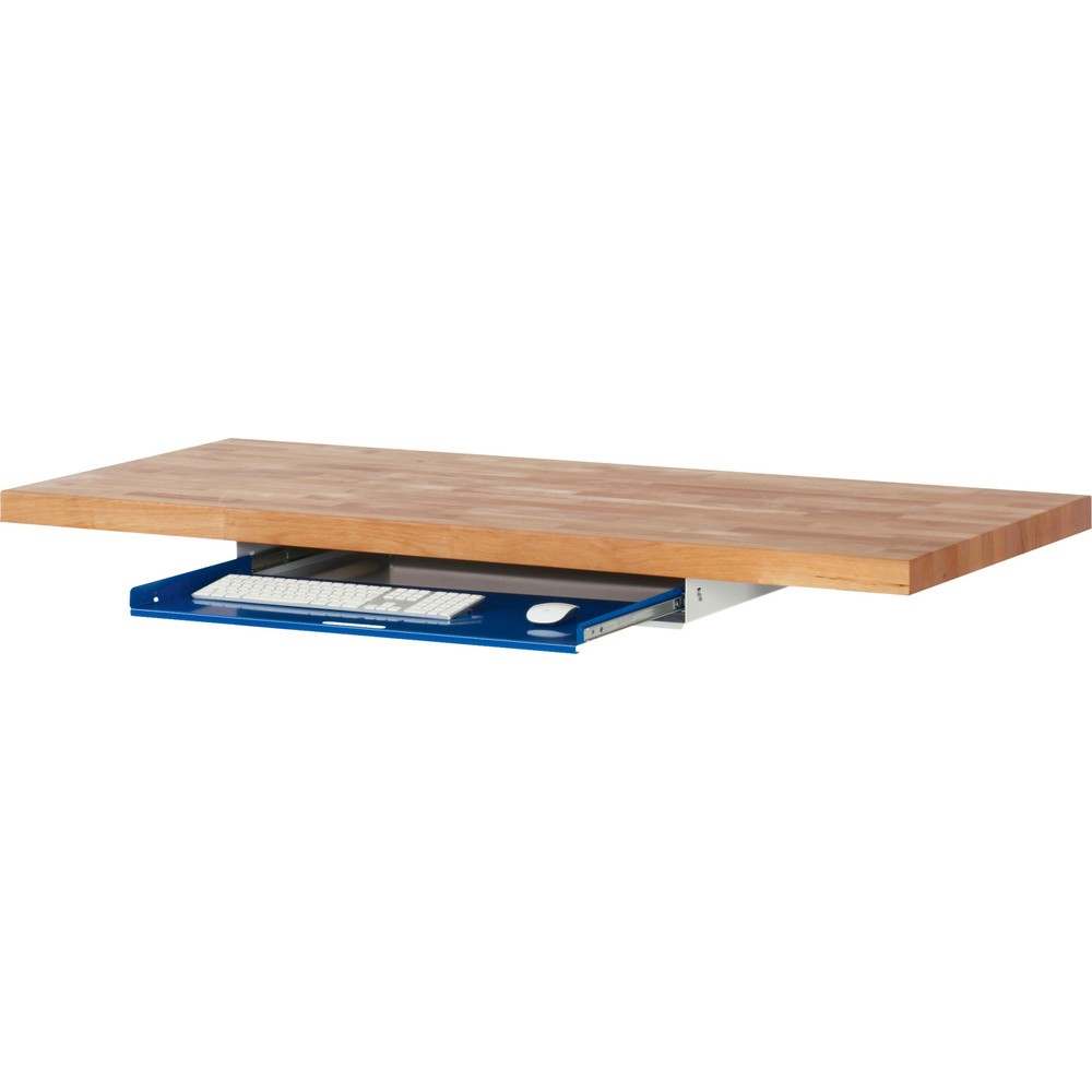 Obrázok výrobku: Vysúvateľný priečinok na klávesnicu RAU 2, v × š × h 85 × 745 × 485 mm