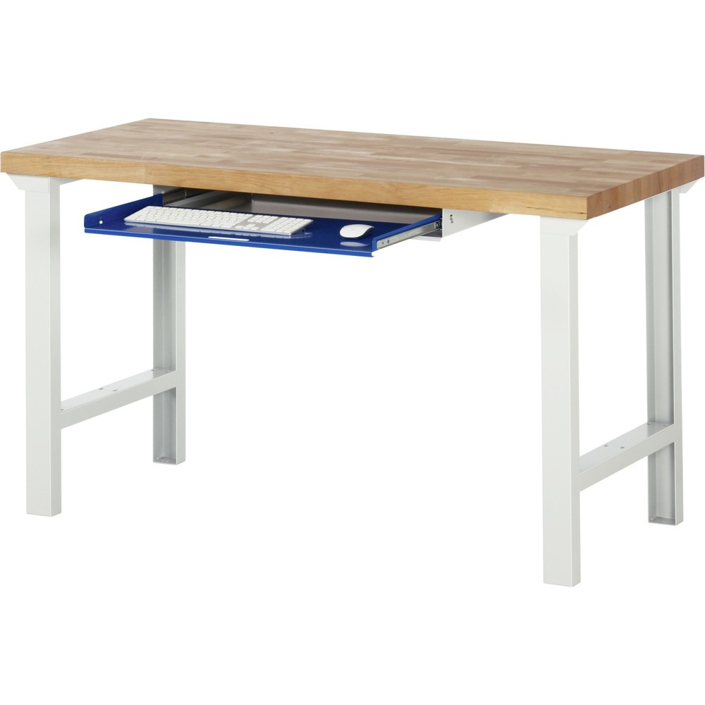 Číslo obrázka výrobku 2: Vysúvateľný priečinok na klávesnicu RAU 2, v × š × h 85 × 745 × 485 mm