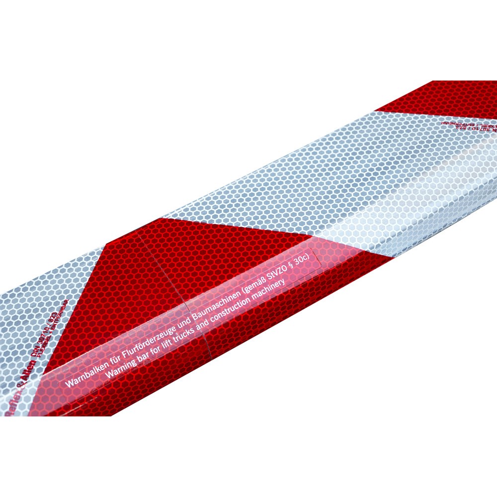 Productafbeelding nr. 2: VETTER waarschuwingsbalk met magneten, hxbxd 80x800x40 mm