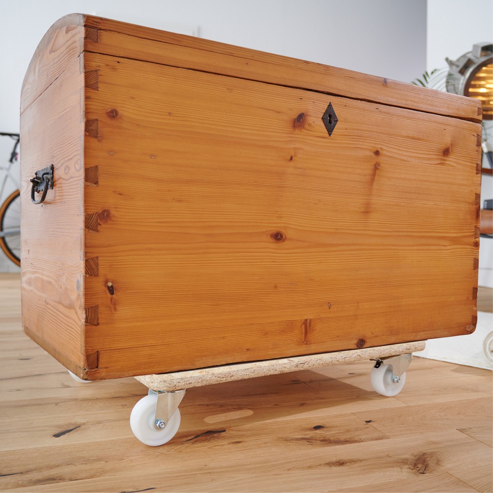 N° de l'image du produit 6 : WAGNER Aide au transport MM1172 590 x 490 mm, OSB 4 roues directrices pour appareil de transport Ø 75 mm, paliers à rouleaux, 2 dispositifs de blocage, capacité de charge 250 kg