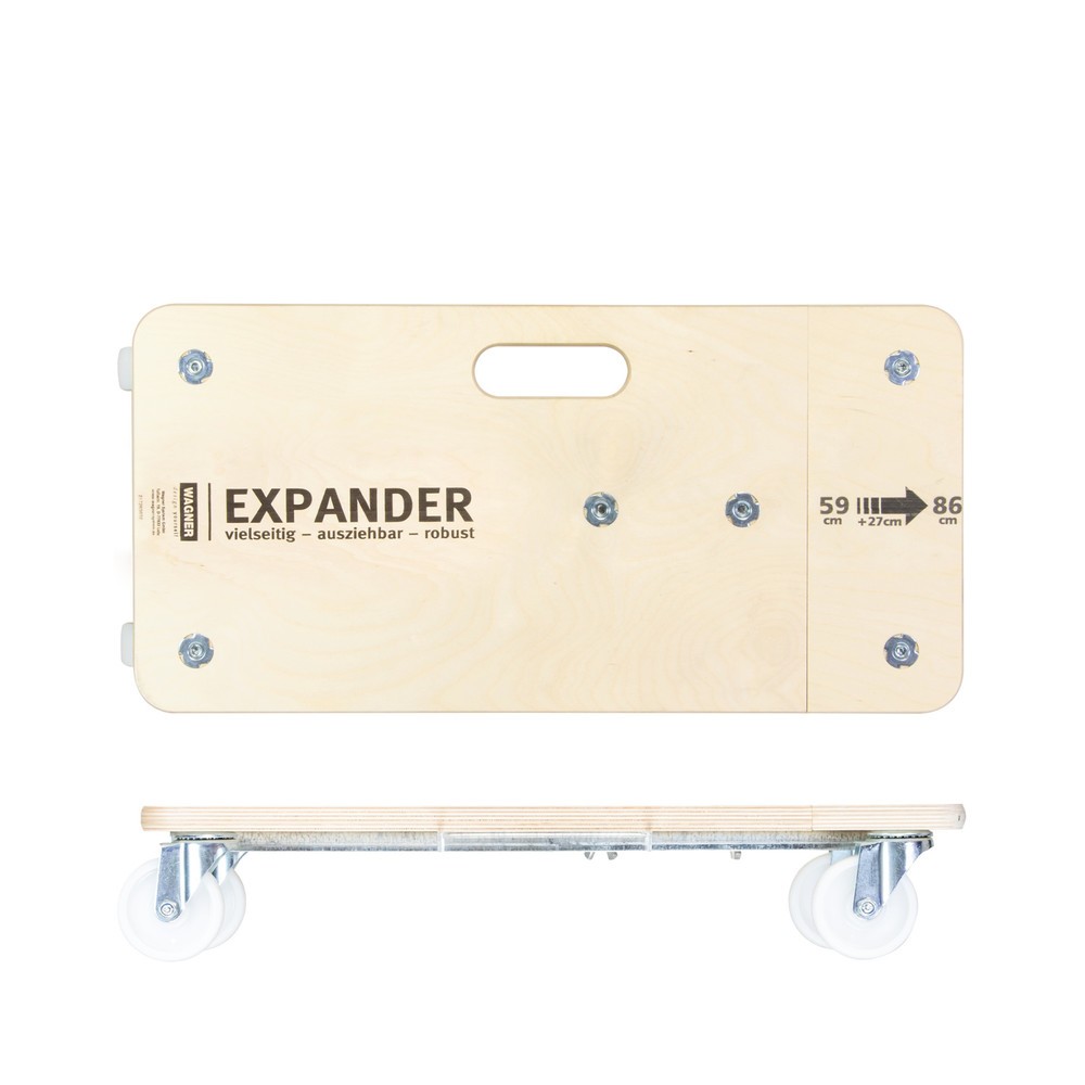 N° de l'image du produit 9 : WAGNER Aide au transport BIRKE EXTENDER - 59-86 x 29 x 11 cm, capacité de charge 200 kg