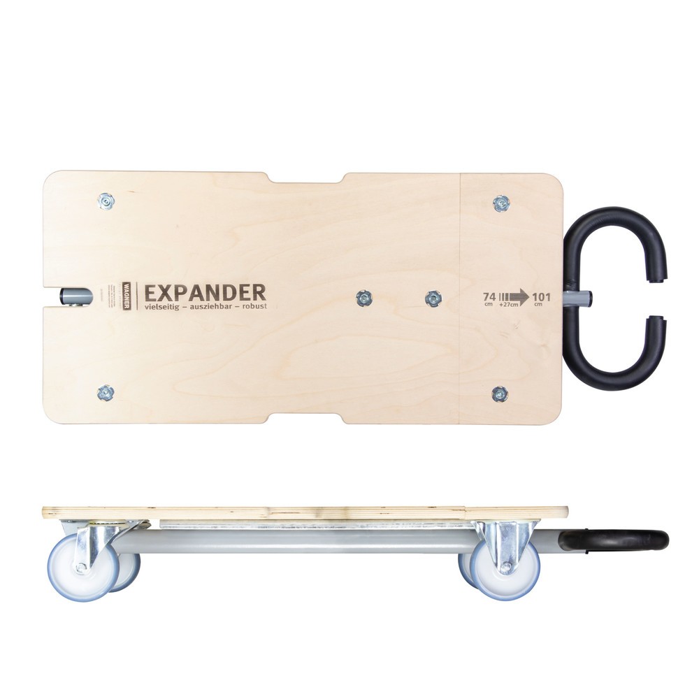 N° de l'image du produit 9 : WAGNER Aide au transport CARRIER EXTEND - 74-101 x 37 x 14,5 cm, capacité de charge 200 kg