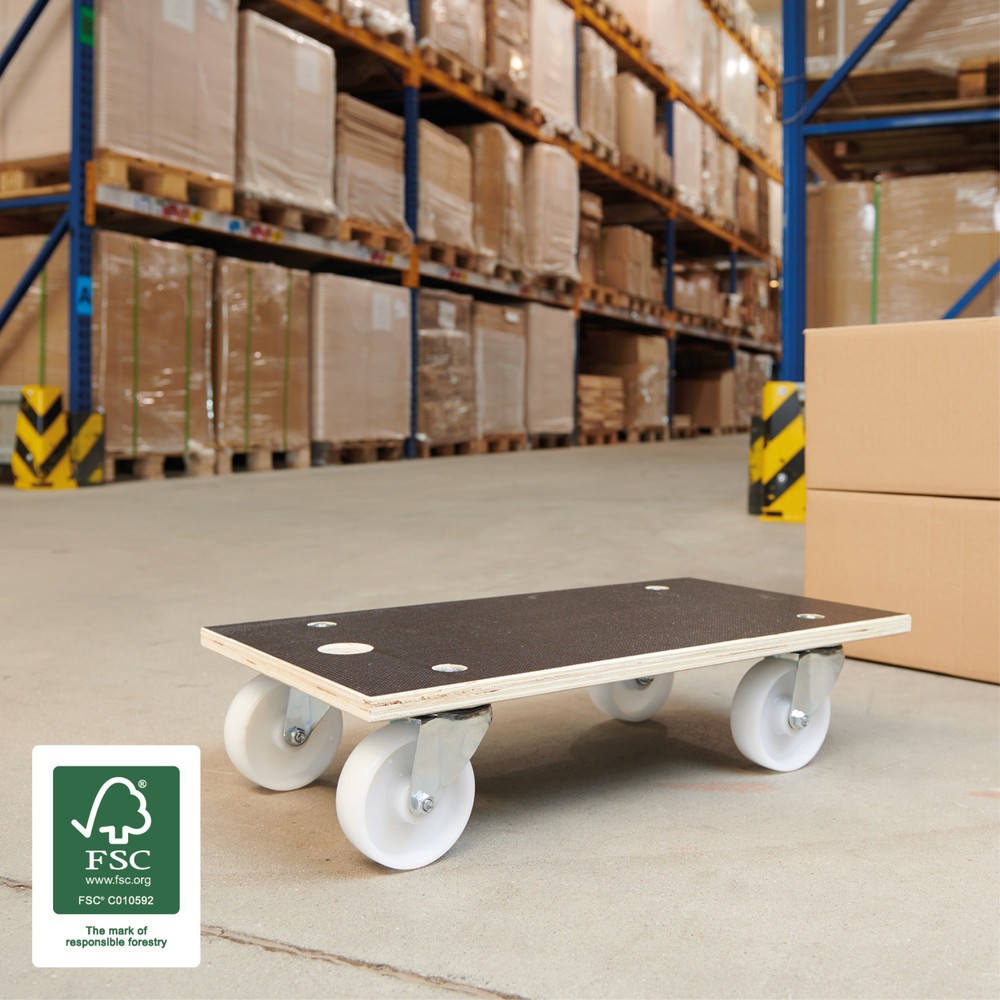 N° de l'image du produit 5 : WAGNER Aide au transport MAXIGRIP - 57,5 x 30 x 13,5 cm, bois, capacité de charge 400 kg