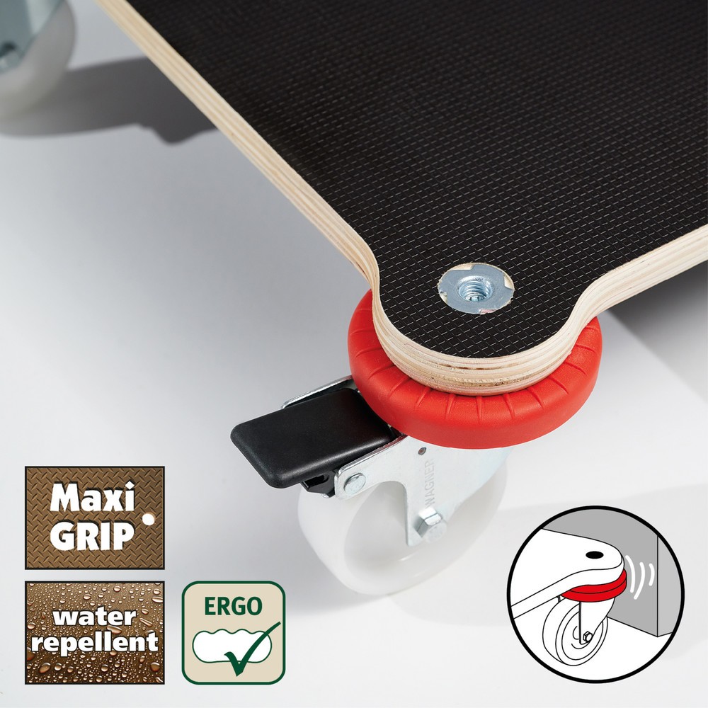 N° de l'image du produit 4 : WAGNER Aide au transport MAXIGRIP PROTECTION- 52 x 32 x 12,5 cm, capacité de charge 200 kg