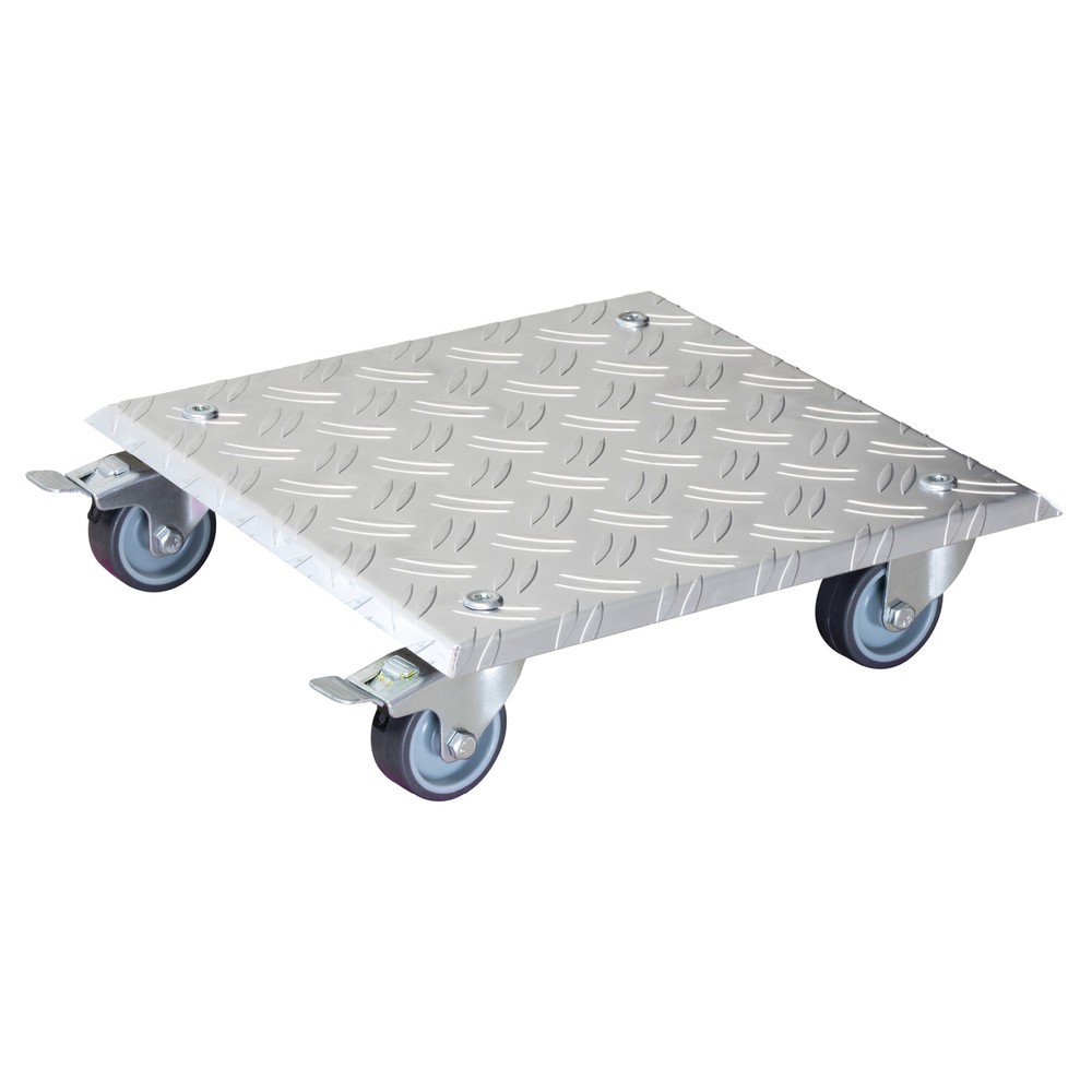 Produktabbildung Nr. 1: WAGNER Pflanzenroller ALASKA - 28 x 28 x 7,5 cm,Alu, TK 150 Kg