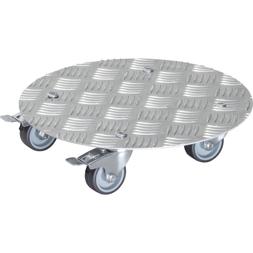 Produktabbildung Nr. 1: WAGNER Pflanzenroller ALASKA - Ø 30 x 7,5 cm Alu, TK 150 Kg
