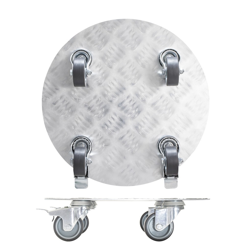 Produktabbildung Nr. 6: WAGNER Pflanzenroller ALASKA - Ø 30 x 7,5 cm Alu, TK 150 Kg