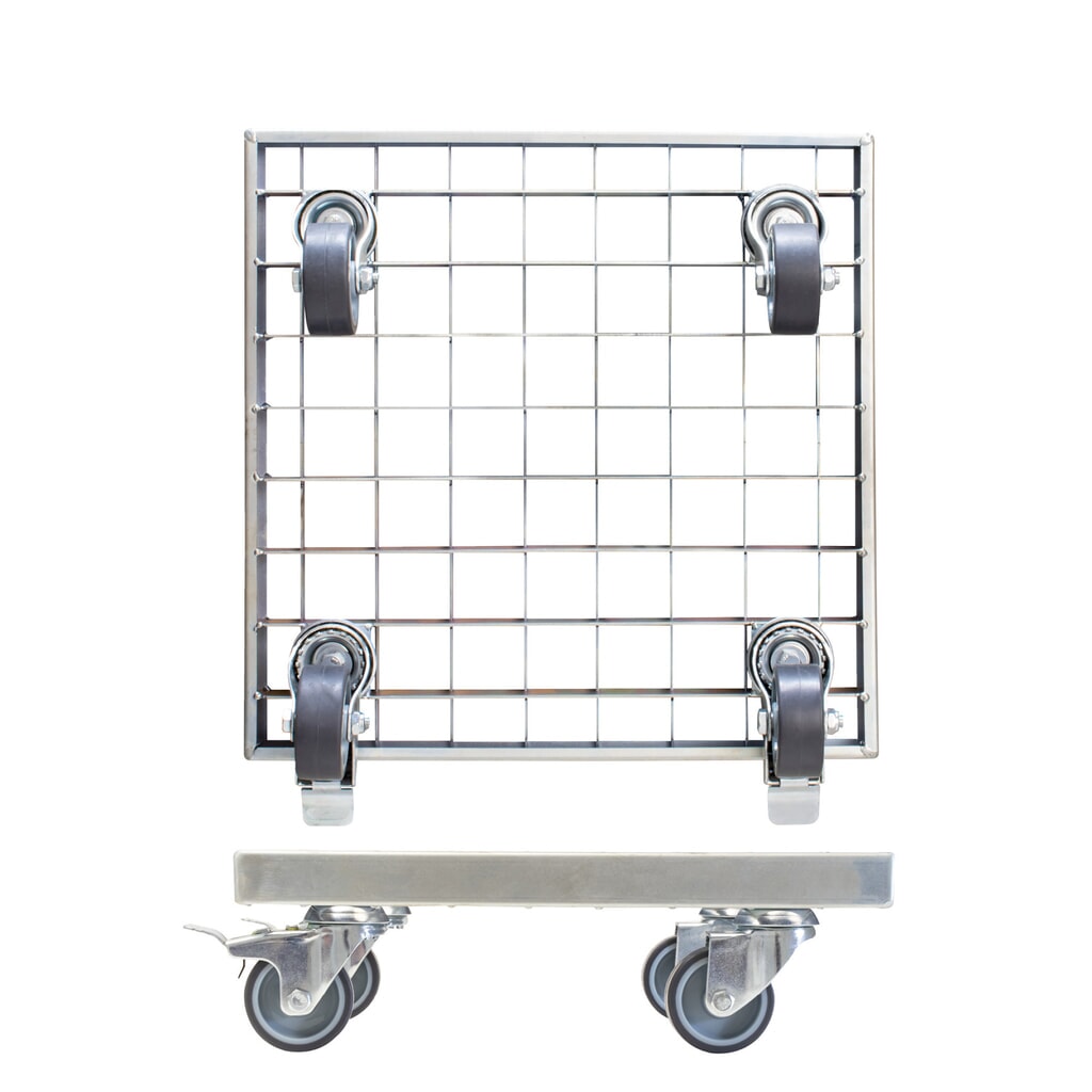 WAGNER Pflanzenroller INDUSTRIAL STYLE - 29 x 29 x 9,5 cm, TK 200 Kg Produktabbildung Nr. 6: WAGNER Pflanzenroller INDUSTRIAL STYLE - 29 x 29 x 9,5 cm, TK 200 Kg