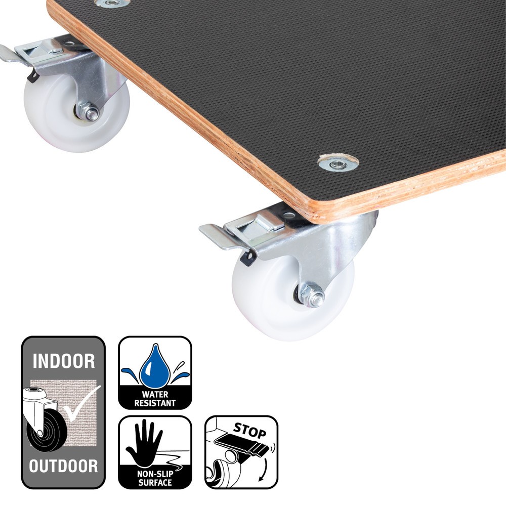 Produktabbildung Nr. 4: WAGNER Pflanzenroller MAXIGRIP 38 x 38 x 11 cm Holz, TK 300 Kg