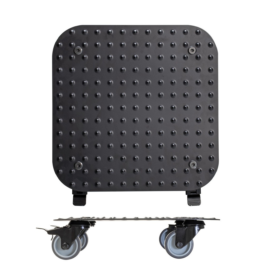 N° de l'image du produit 5 : WAGNER Rouleur pour plantes ALASKA BLACK 29 x 29 x 7,5 cm, capacité de charge 150 kg