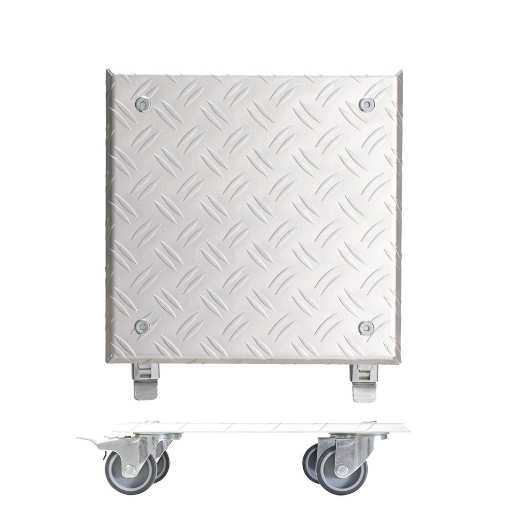 N° de l'image du produit 5 : WAGNER Rouleur pour plantes ALASKA - 28 x 28 x 7,5 cm, alu, capacité de charge 150 kg