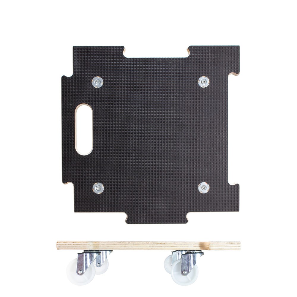 N° de l'image du produit 5 : WAGNER Rouleur pour plantes MAXIGRIP 39 x 39 x 10 cm bois, capacité de charge 200 kg