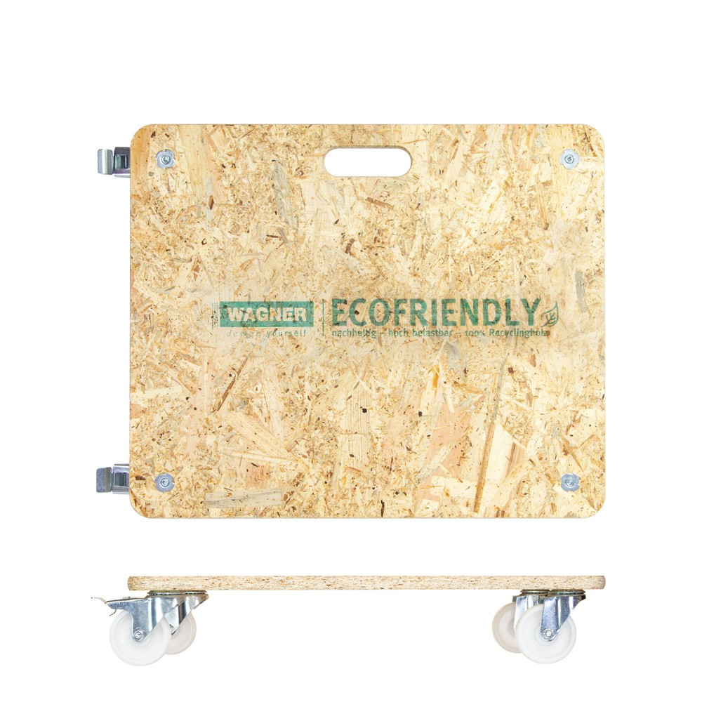 Produktabbildung Nr. 7: WAGNER Transporthilfe MM1172 590x490mm,OSB 4TGR,d75mm,RoLa,2FST,TK250Kg