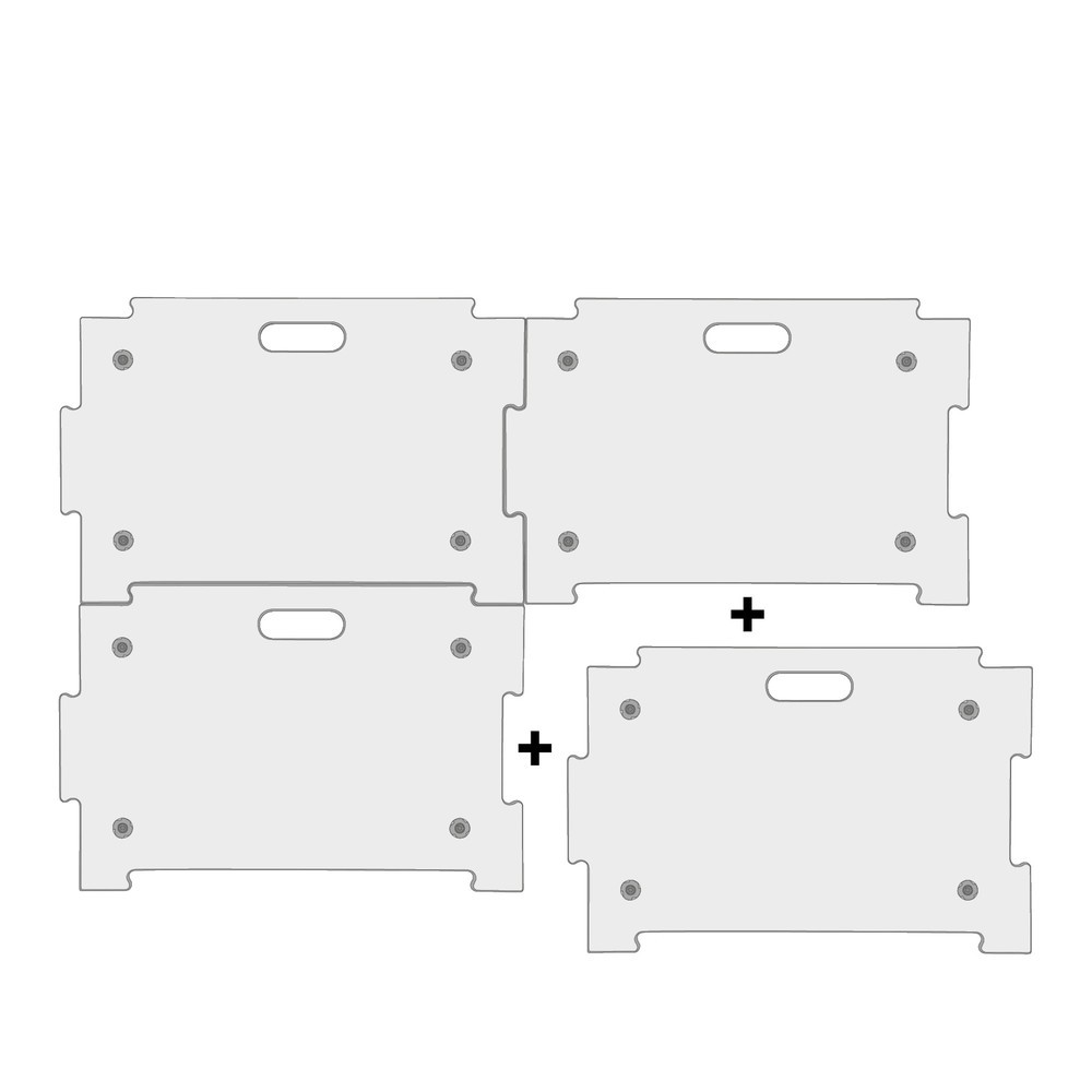 Produktabbildung Nr. 8: WAGNER Transporthilfe Multiplex CONNECT - 59 x 39 x 11 cm, TK 250 Kg