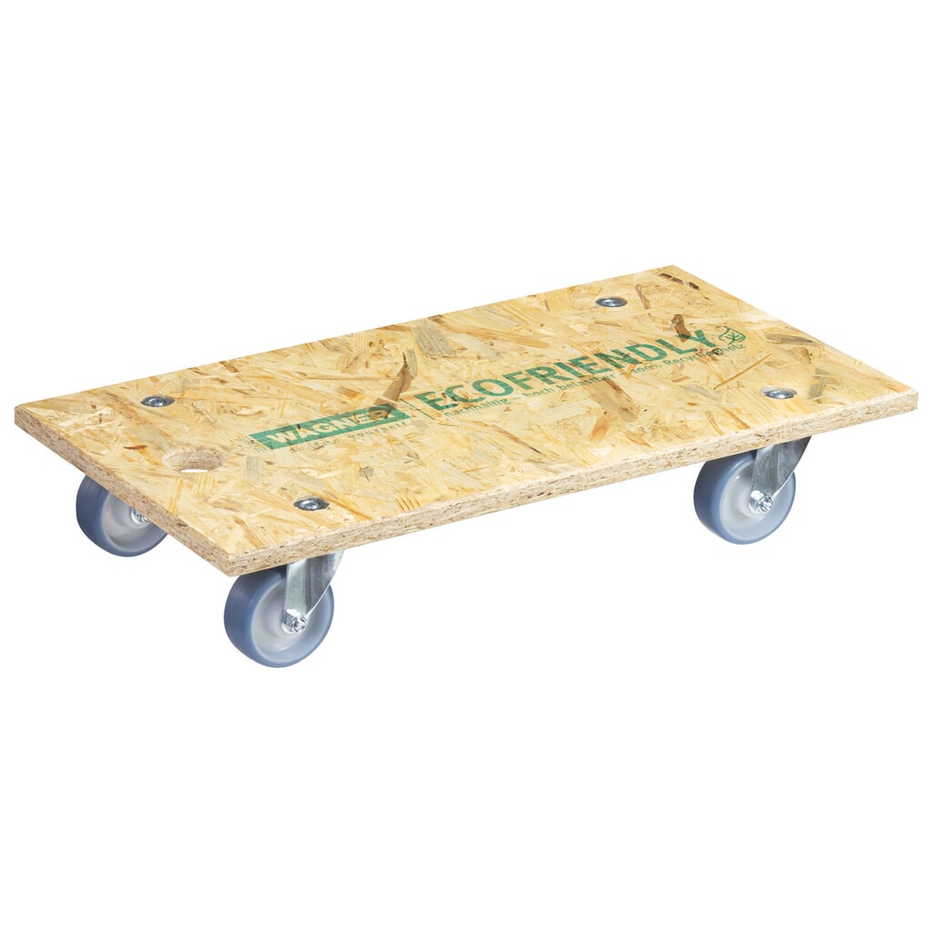 Produktabbildung: WAGNER Transporthilfe OSB BIG 18 mm - 57,5 x 30 x 11 cm, TK 250 Kg