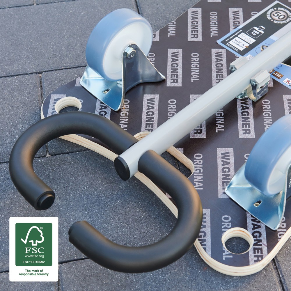 Produktabbildung Nr. 5: WAGNER Transporthilfe STAR CARRIER 80 x 40 x 14,5 cm Deichsel TK 300 Kg