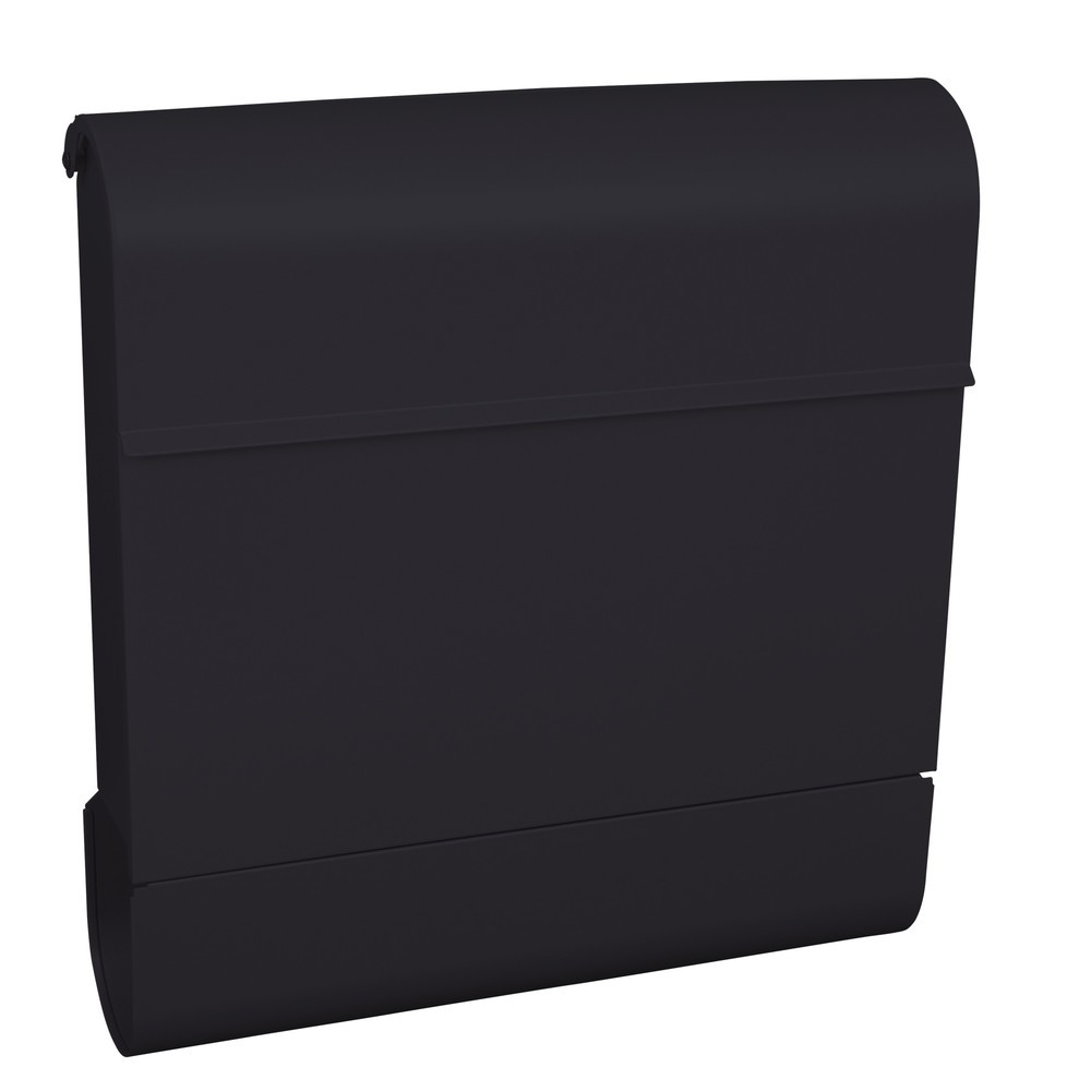 Produktabbildung Nr. 1: Wand-Briefkasten Armilan, aus verzinktem Stahl, mit Zylinderschloss, anthrazit