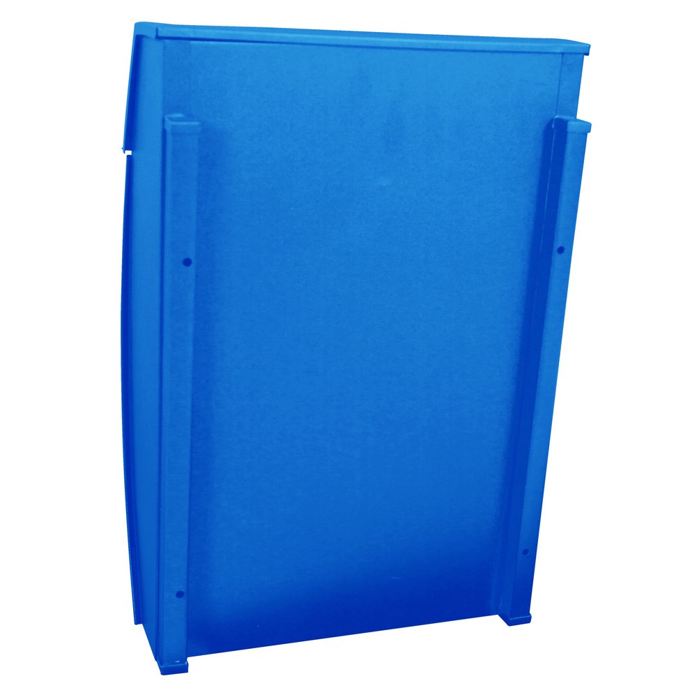 Produktabbildung Nr. 3: Wand-Briefkasten Geronan, aus verzinktem Stahl, mit Zylinderschloss, blau