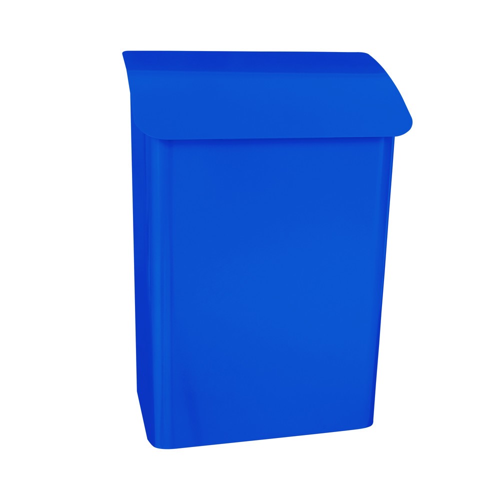 Produktabbildung Nr. 1: Wand-Briefkasten Denian, aus verzinktem Stahl, mit Zylinderschloss, blau