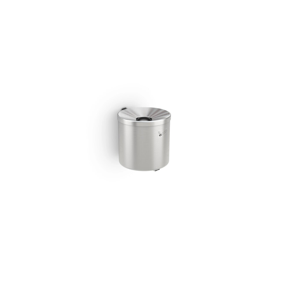 Produktabbildung: Wandascher für wsm® Raucher-Unterstand, Edelstahl, 2,4 Liter