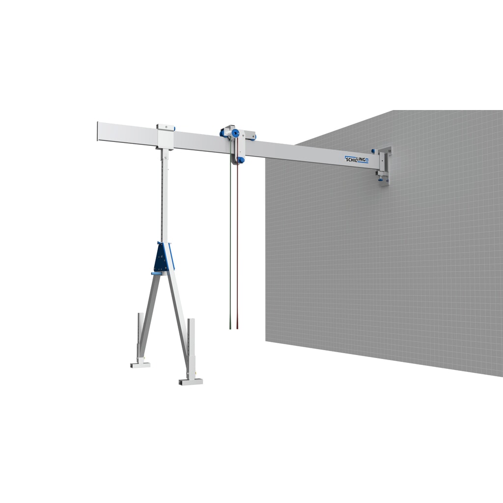 Produktabbildung Nr. 2: Wandkonsole für SCHILLING Alu-Portalkran, stationär: hoch + verfahrbar: klein, mittel u. hoch