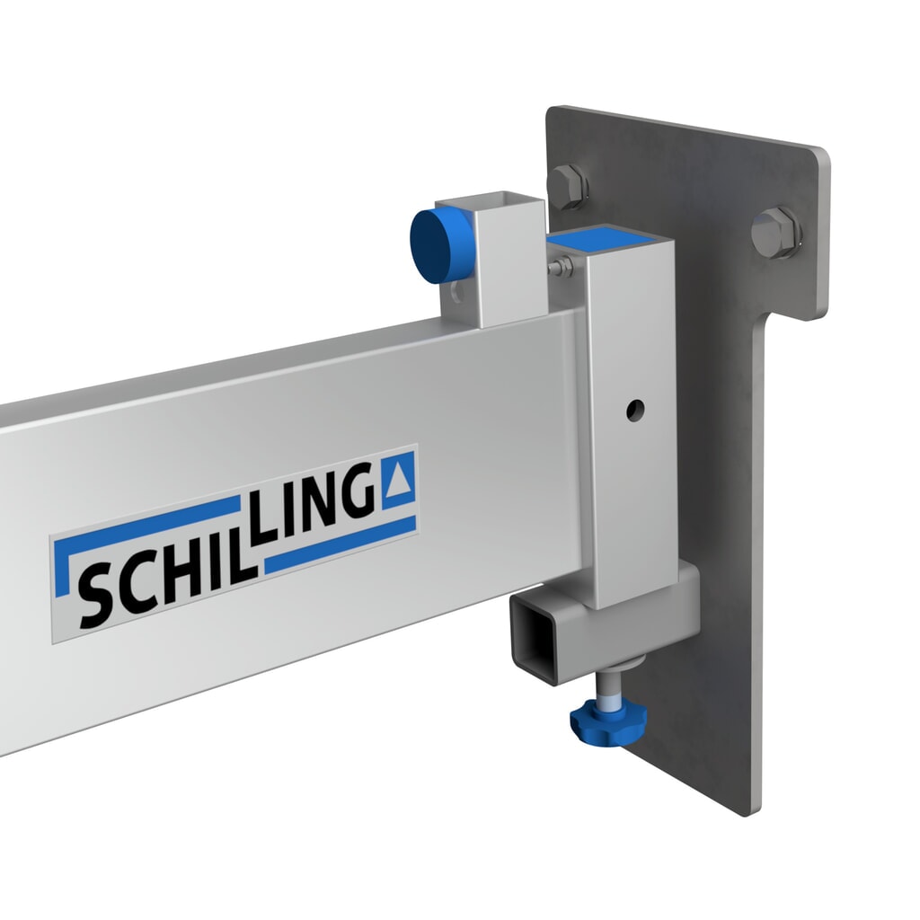Wandkonsole für SCHILLING Alu-Portalkran, stationär: klein u. mittel Produktabbildung: Wandkonsole für SCHILLING Alu-Portalkran, stationär: klein u. mittel
