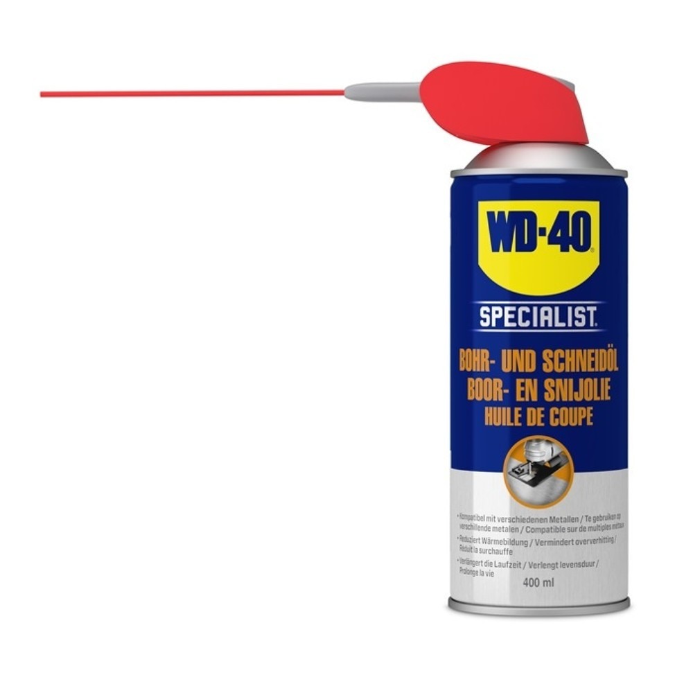 N° de l'image du produit 2 : WD-40 SPECIALIST Huile de perçage / découpe, 400 ml, aérosol Smart Straw™