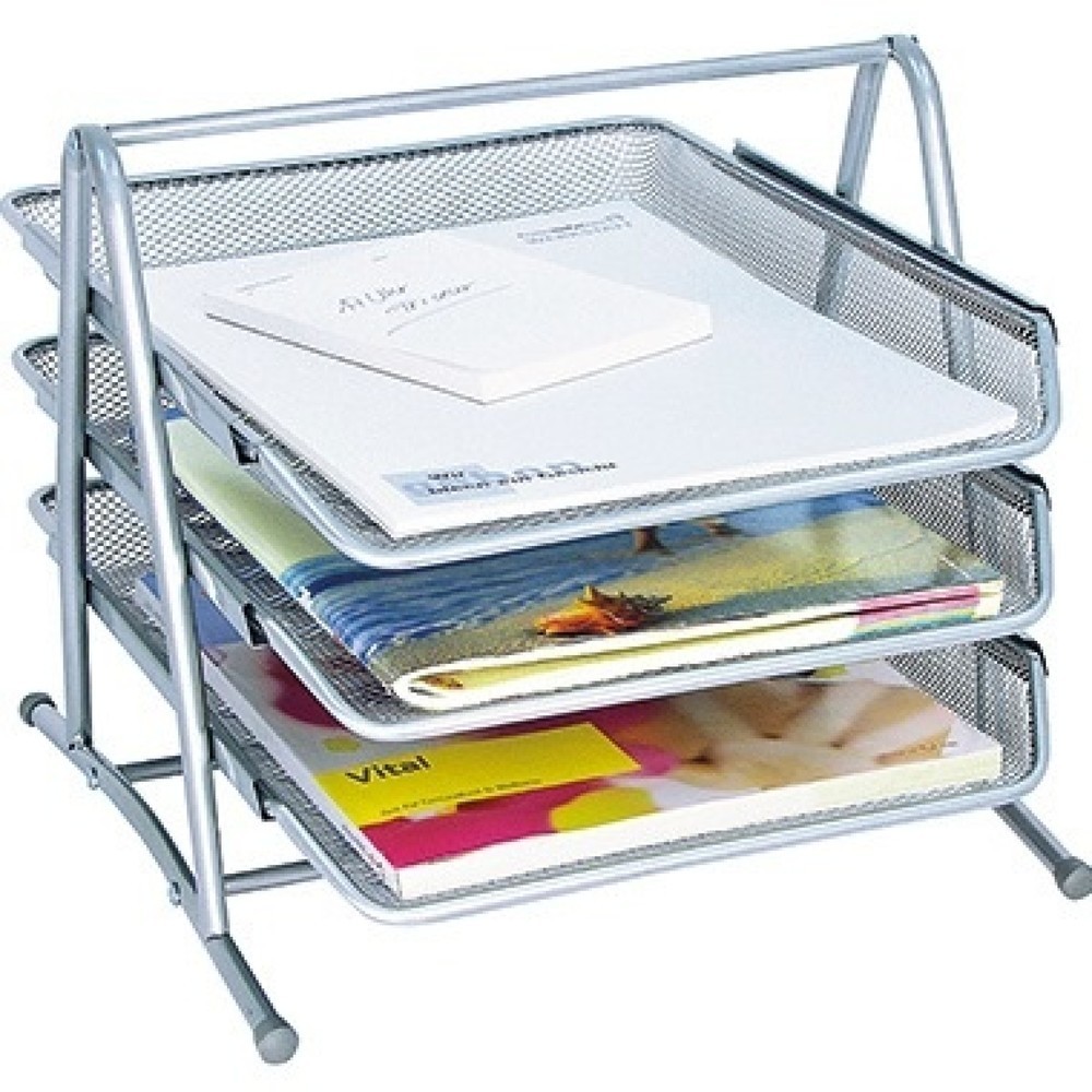 Produktabbildung: WEDO® Briefablage Office 65854 bis C4 Drahtmetall silber