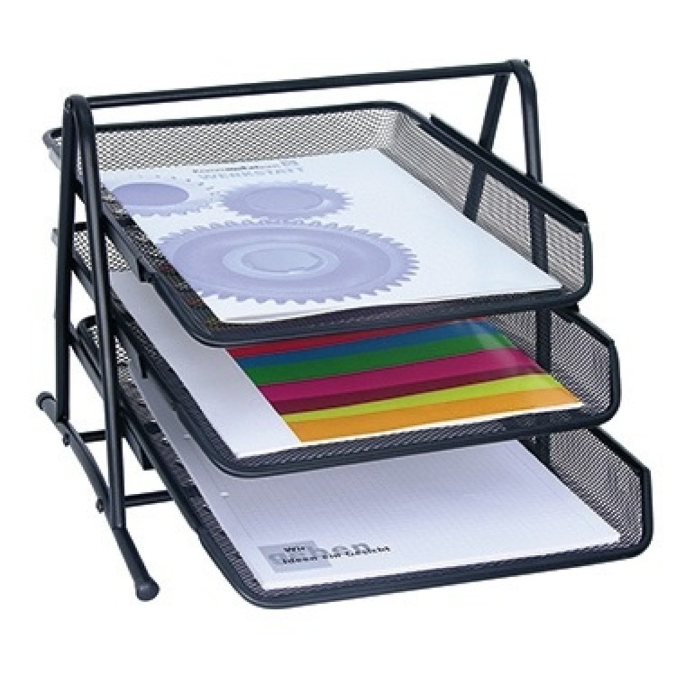 Produktabbildung: WEDO® Briefablage Office 65801 bis C4 Drahtmetall schwarz