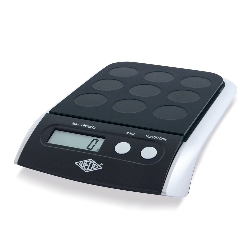 WEDO® Briefwaage, BxT 150 x 130 mm, Wägebereich max. 5 kg Produktabbildung: WEDO® Briefwaage, BxT 150 x 130 mm, Wägebereich max. 5 kg