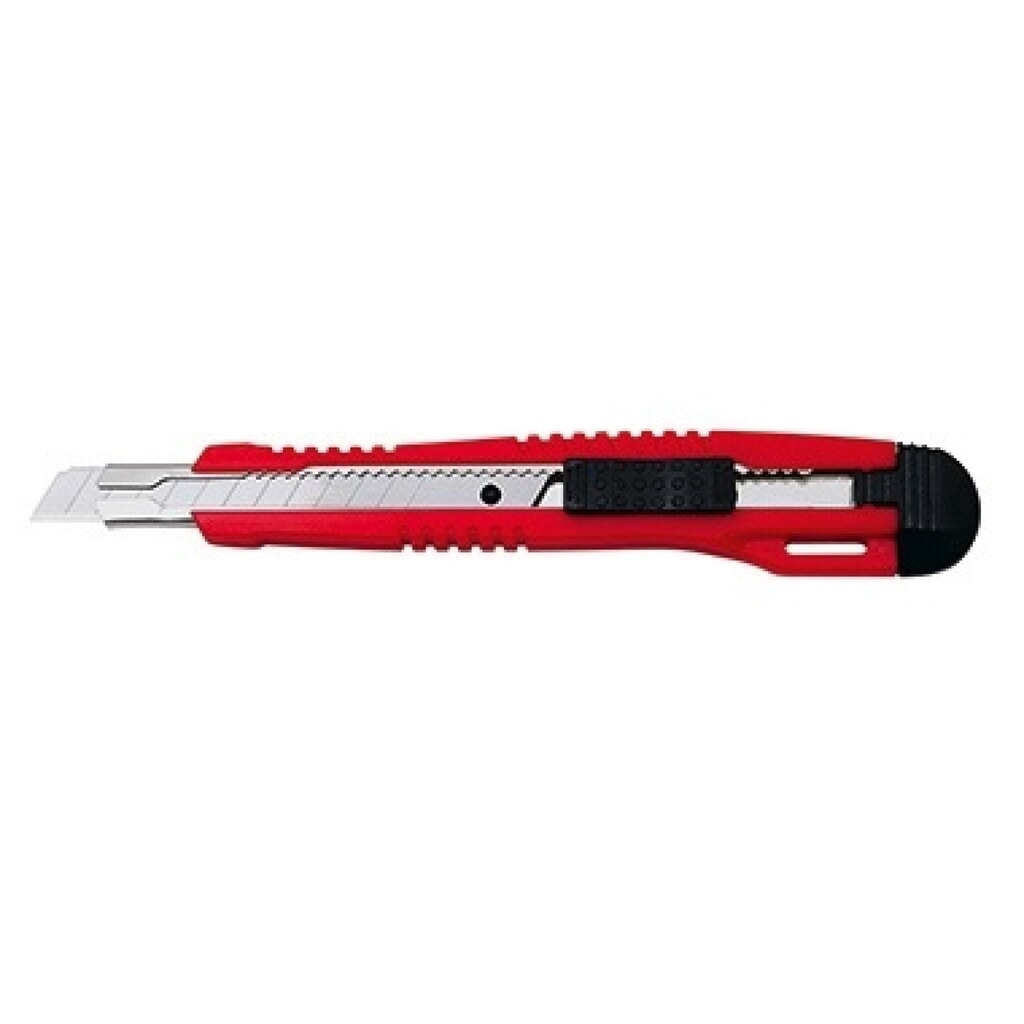 WEDO® Cutter Profi 783009 9mm rt/sw +2Ersatzklingen Produktabbildung: WEDO® Cutter Profi 783009 9mm rt/sw +2Ersatzklingen