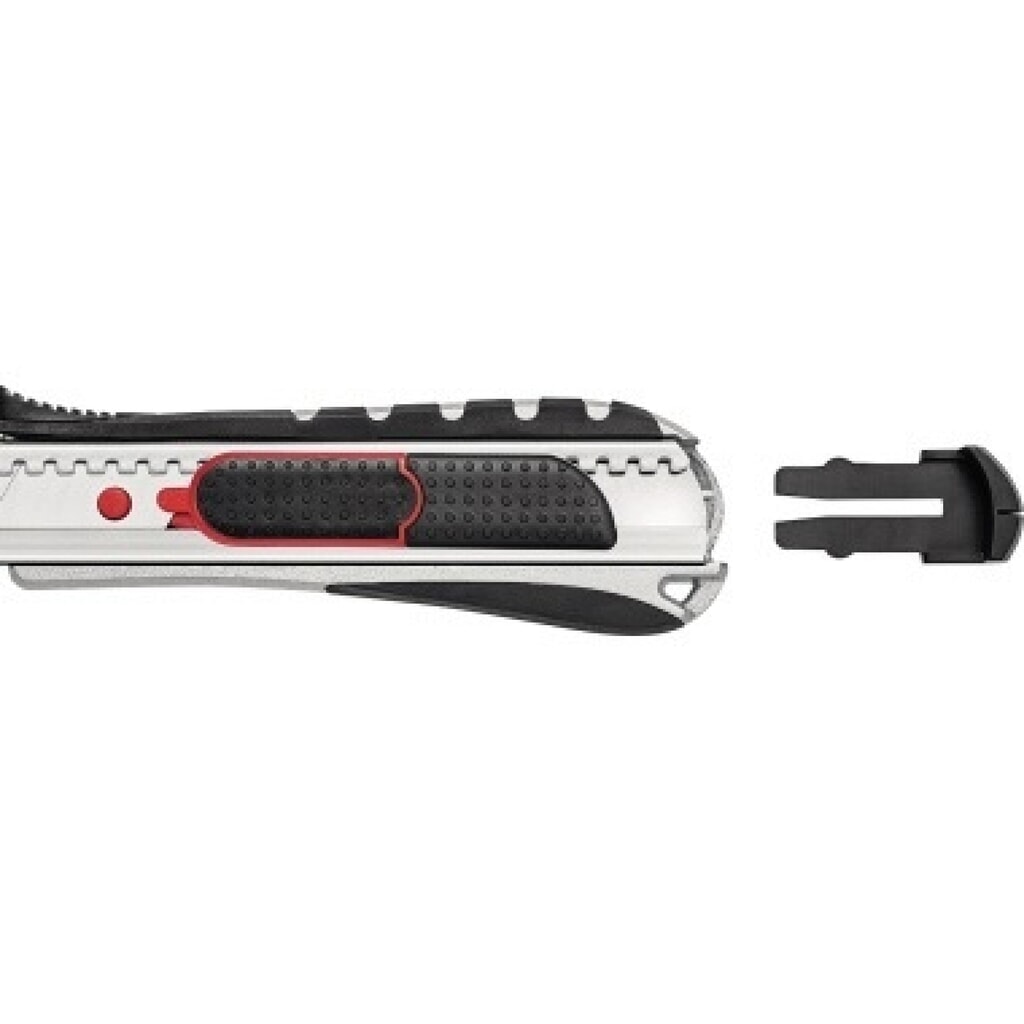 Produktabbildung: WEDO® Cutter Safety 2in1 787018 18mm schwarz/rot