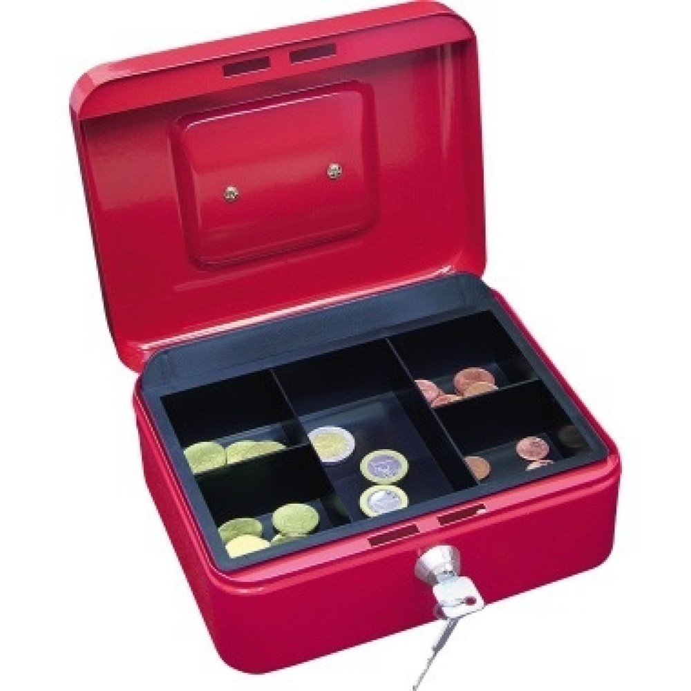 Produktabbildung Nr. 1: WEDO® Geldkassette 145202X 20x16x9cm Größe 2 rot