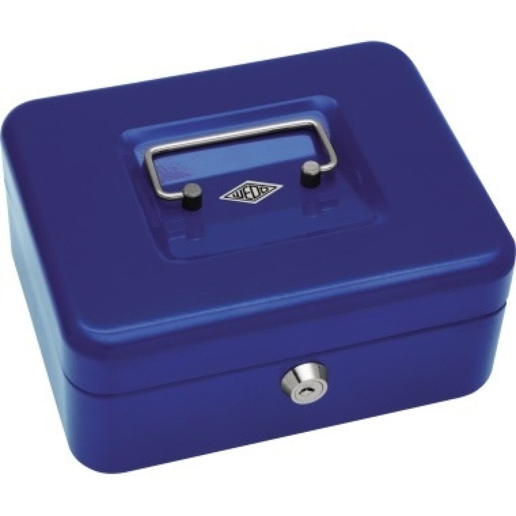 Produktabbildung: WEDO® Geldkassette 145203X 20x16x9cm Größe 2 blau
