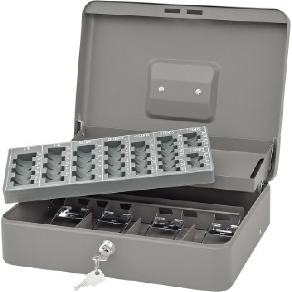 WEDO® Geldzählkassette STANDARD PLUS 149858012 300x240x90mm gr Produktabbildung Nr. 2: WEDO® Geldzählkassette STANDARD PLUS 149858012 300x240x90mm gr
