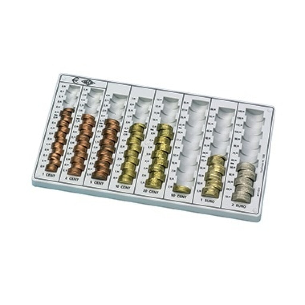 WEDO® Geldzählbrett ECO II 16010837 328x178x31mm lichtgrau Produktabbildung: WEDO® Geldzählbrett ECO II 16010837 328x178x31mm lichtgrau