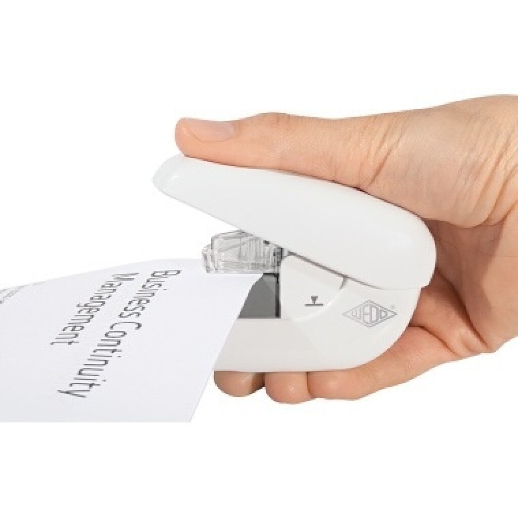 WEDO® Hefter 1272000 klammerlos weiß Produktabbildung Nr. 2: WEDO® Hefter 1272000 klammerlos weiß