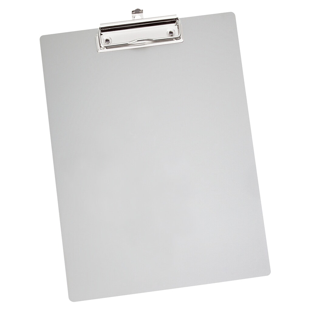 WEDO® Klemmbrett aus Aluminium, mit Aufhängeöse, 3 Stk/VE Produktabbildung: WEDO® Klemmbrett aus Aluminium, mit Aufhängeöse, 3 Stk/VE