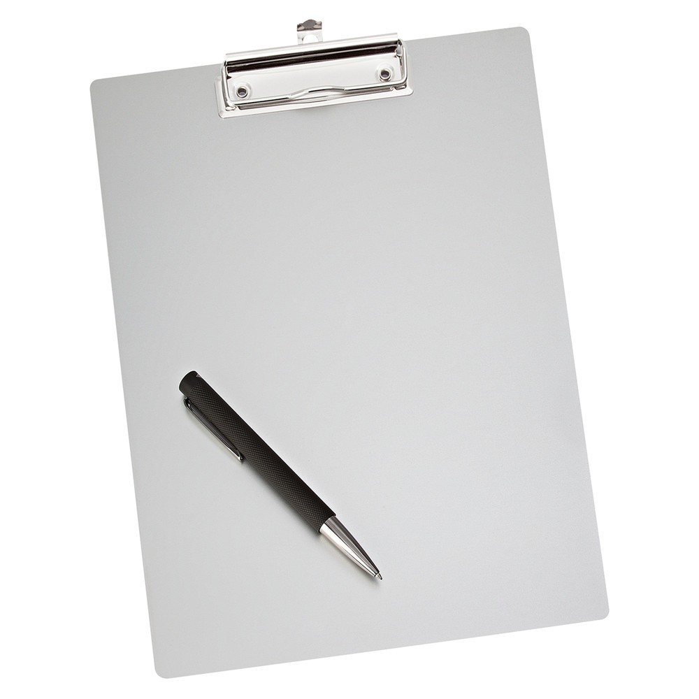 Produktabbildung Nr. 2: WEDO® Klemmbrett aus Aluminium, mit Aufhängeöse, 3 Stk/VE